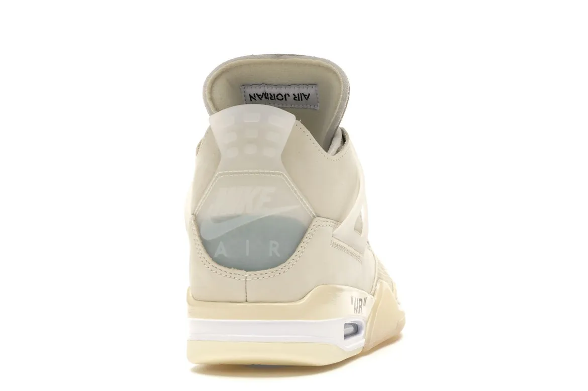 JORDAN 4 RETRO OFFWHITE SAIL (WOMEN'S)