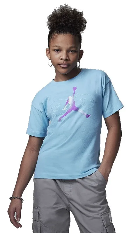 Jordan Girls JDB Lemonade Stand Tee "Aquarius Blue"