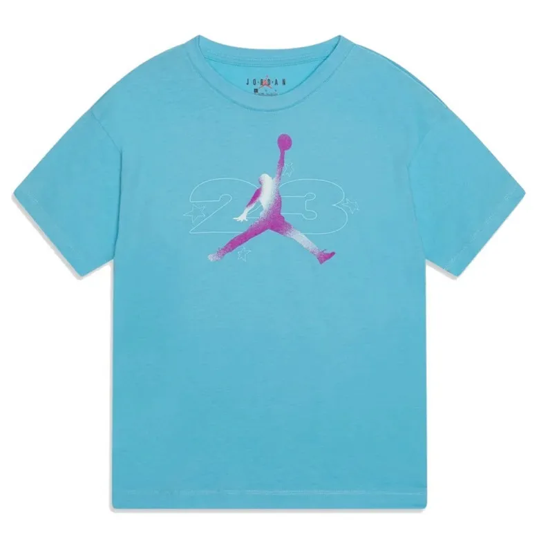 Jordan Girls JDB Lemonade Stand Tee "Aquarius Blue"