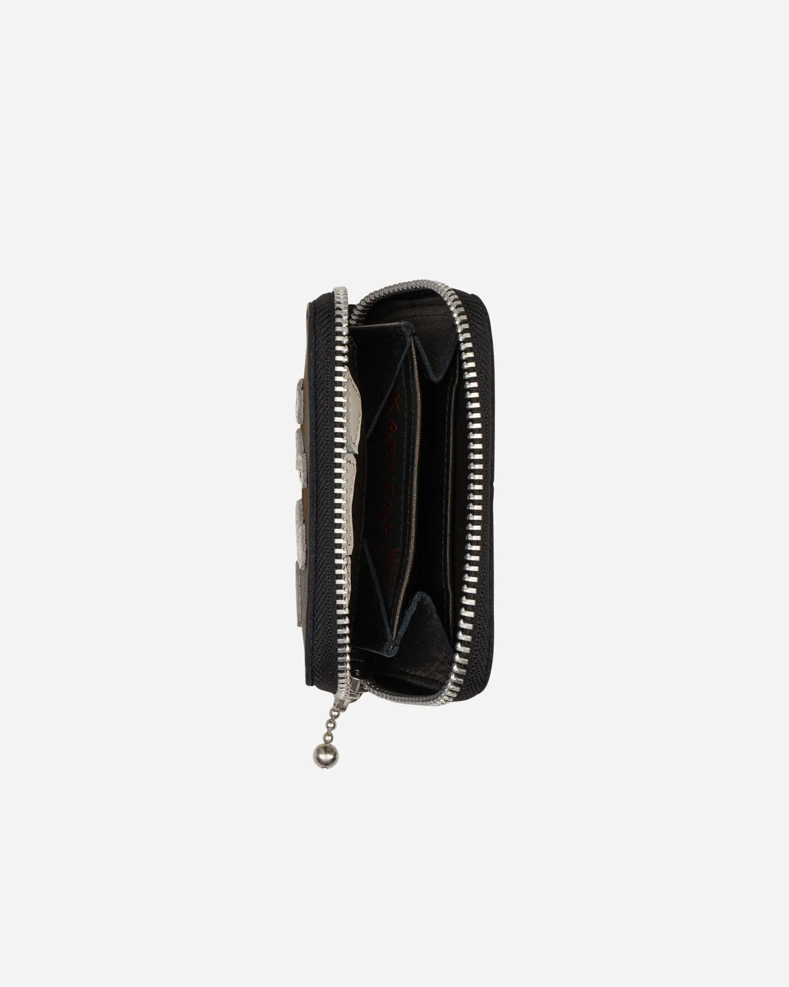 KAPITAL THUMBUP BONE HAND ZIP MINI WALLET