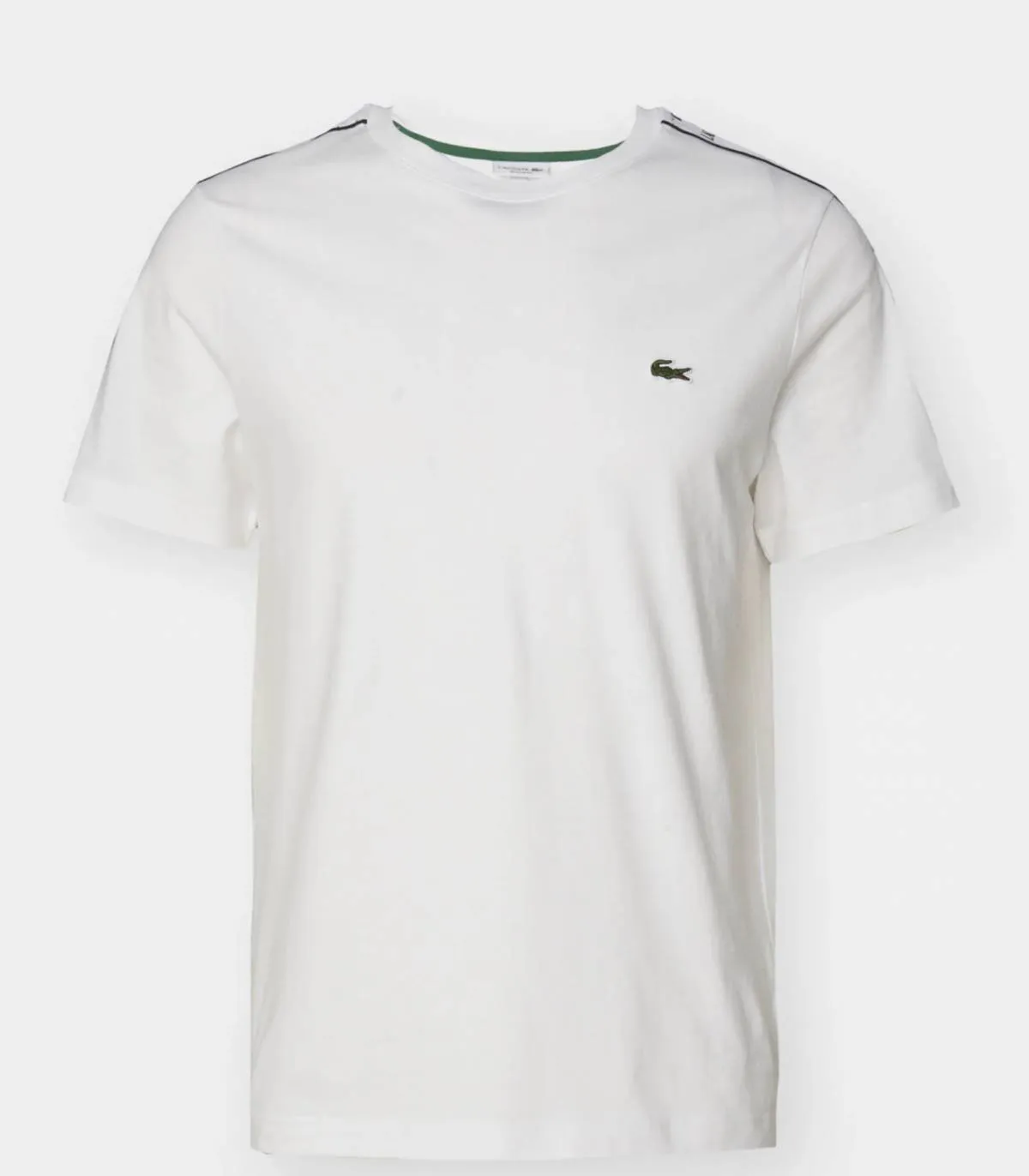 LACOSTE  CAMISETA PARA HOMBRE BLANCO  TEE SHIRT