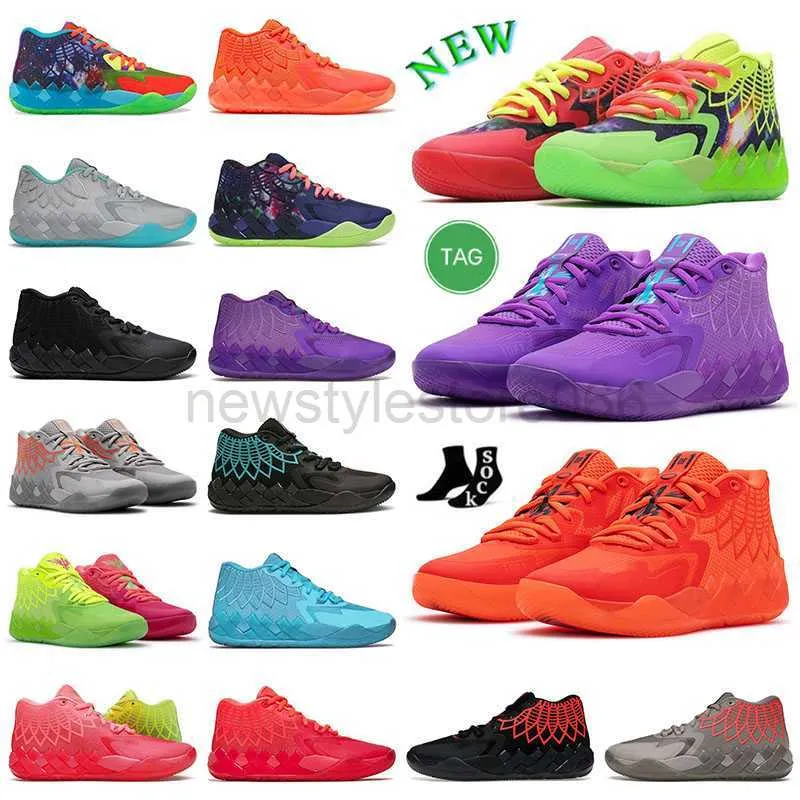 Lamelo Ball Shoes Mb.01 Lo Basketball Shoe 1of1 Queen City Rick and Morty Rock Ridge Red Blast Buzz City Galaxy Sky Blue Unc Iri