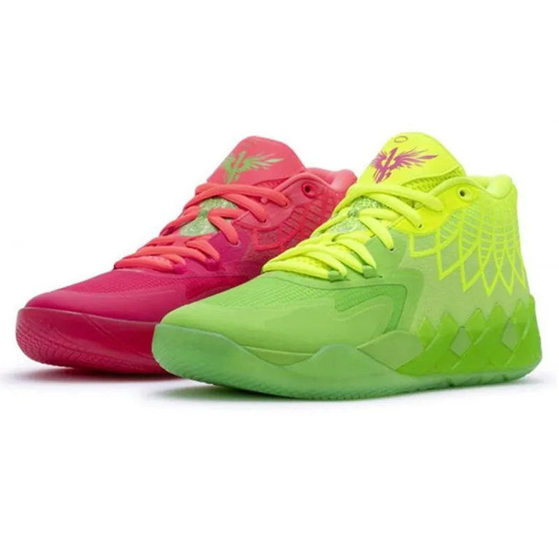 Lamelo Ball Shoes Mb.01 Lo Basketball Shoe 1of1 Queen City Rick and Morty Rock Ridge Red Blast Buzz City Galaxy Sky Blue Unc Iri
