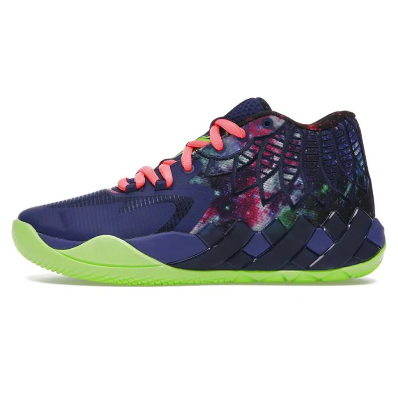 Lamelo Ball Shoes Mb.01 Lo Basketball Shoe 1of1 Queen City Rick and Morty Rock Ridge Red Blast Buzz City Galaxy Sky Blue Unc Iri