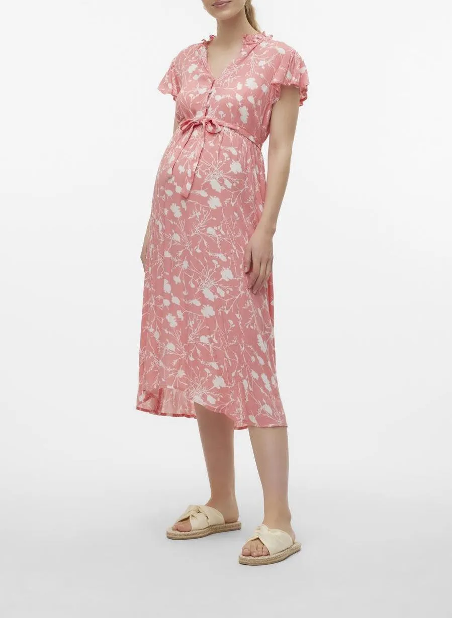 MAMALICIOUS DEELIA  VESTIDO CAMISERO ESTAMPADO EN MULTICOLOR