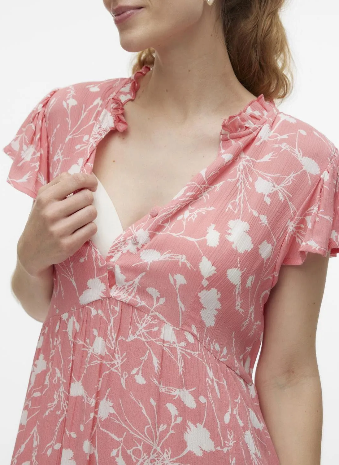 MAMALICIOUS DEELIA  VESTIDO CAMISERO ESTAMPADO EN MULTICOLOR