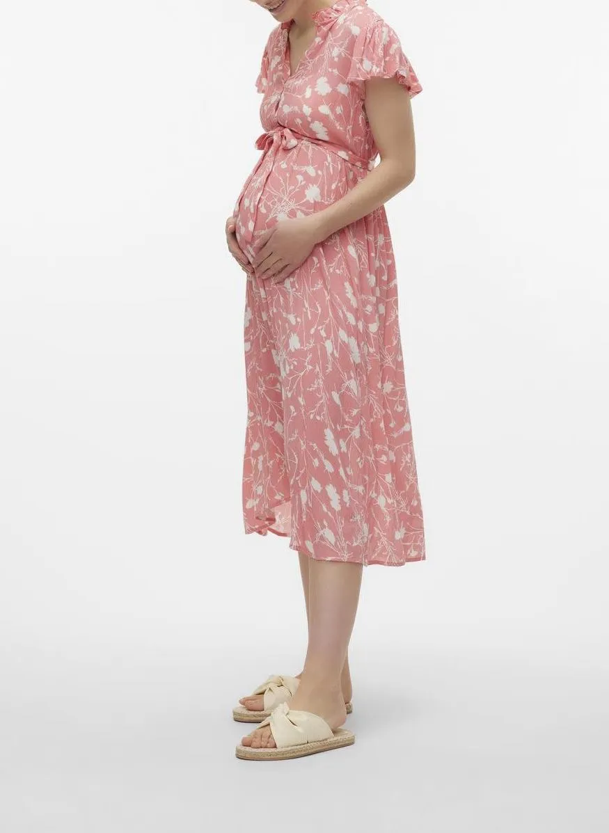 MAMALICIOUS DEELIA  VESTIDO CAMISERO ESTAMPADO EN MULTICOLOR