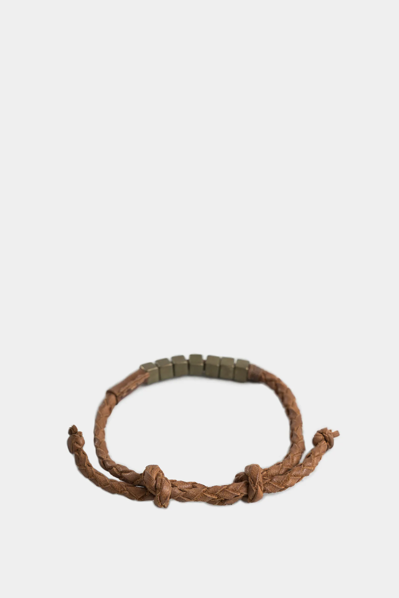 Manilla Canuto de cuero para hombre ajuste nudos