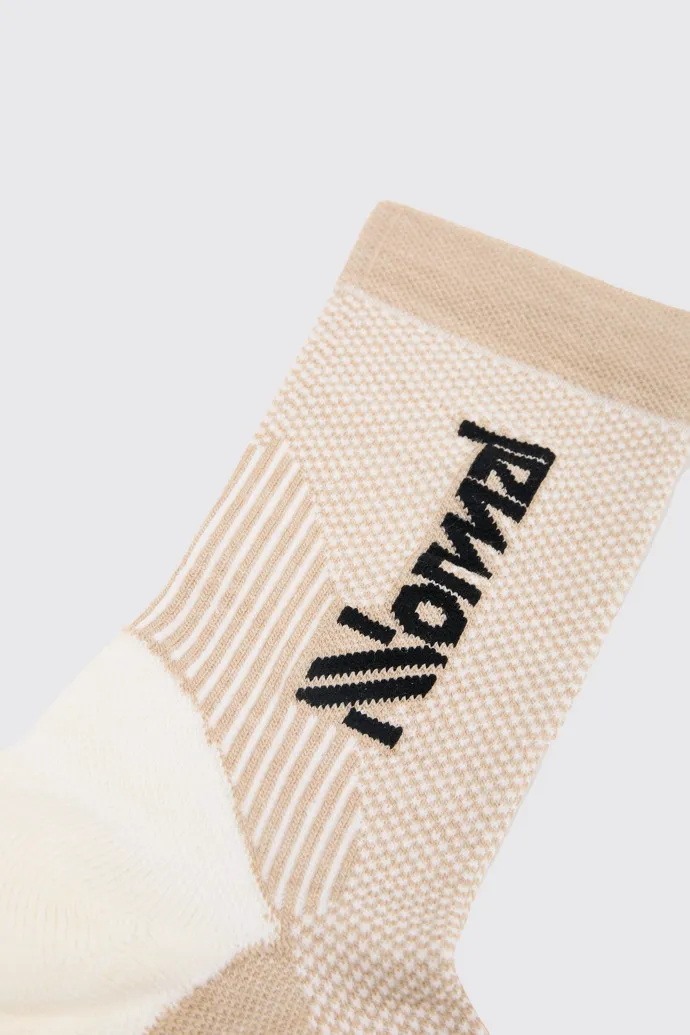 Merino Socks 2 Calcetines termoreguladores beige running para mujer