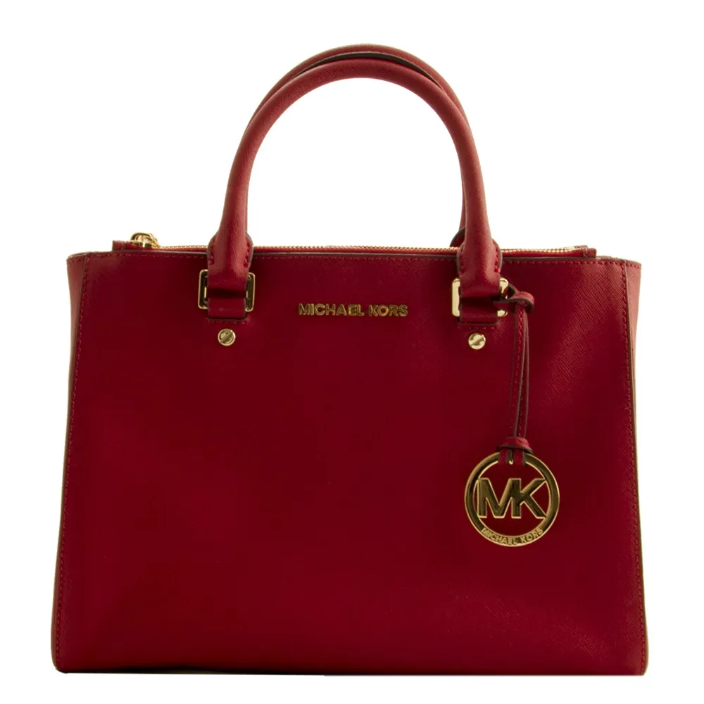 Michael Kors Bolso Sutton Rojo