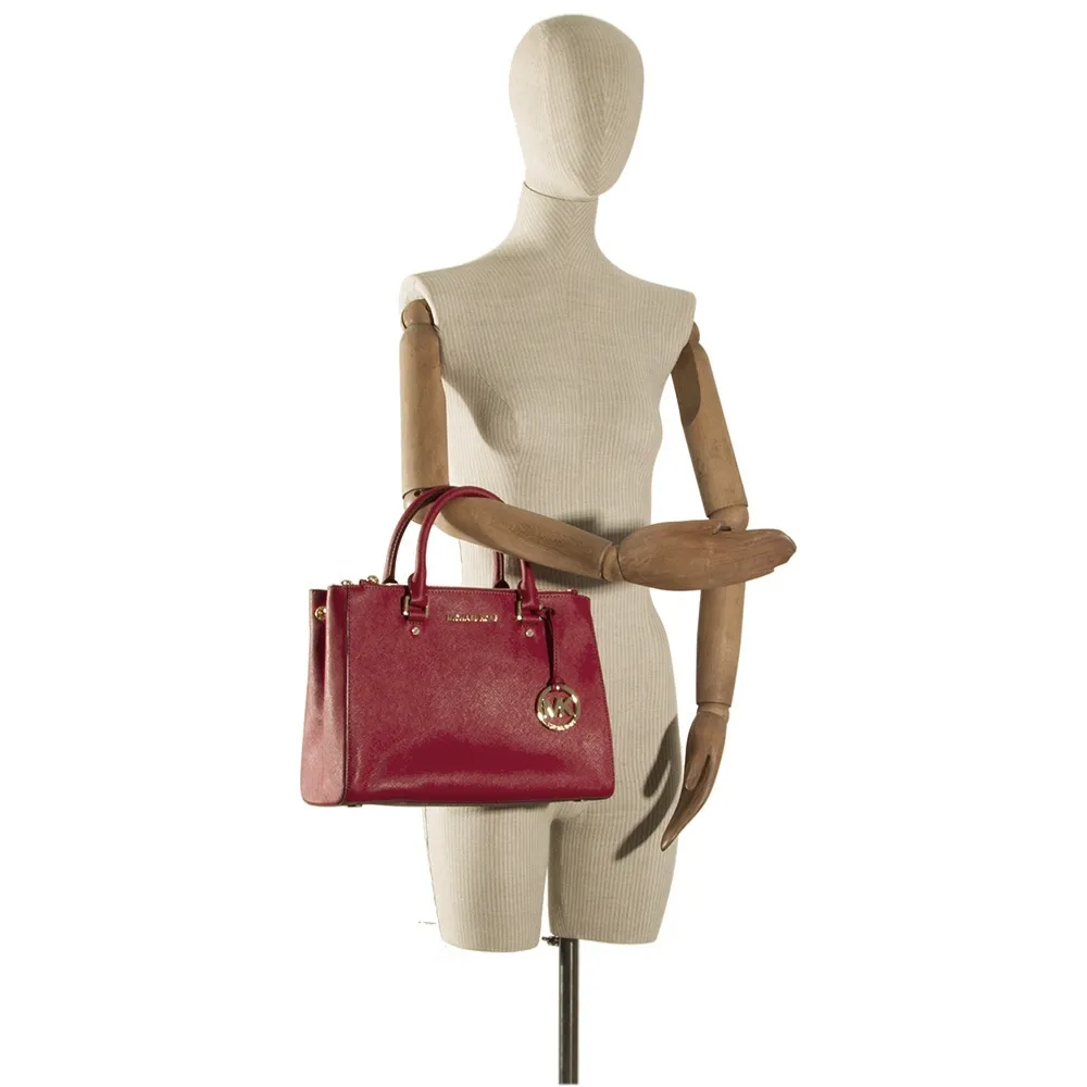 Michael Kors Bolso Sutton Rojo