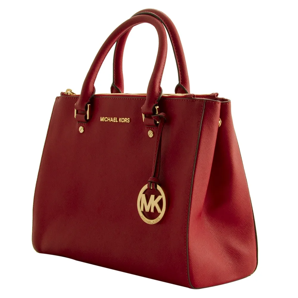 Michael Kors Bolso Sutton Rojo