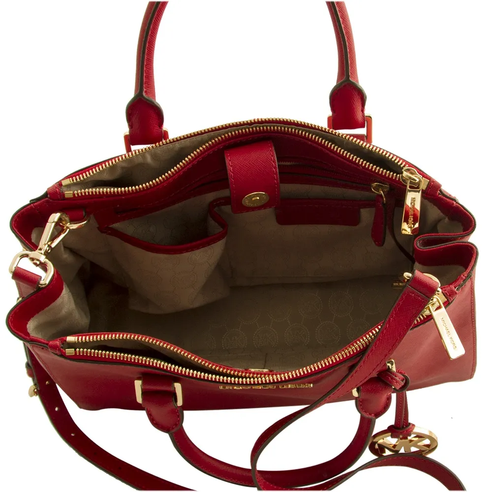 Michael Kors Bolso Sutton Rojo