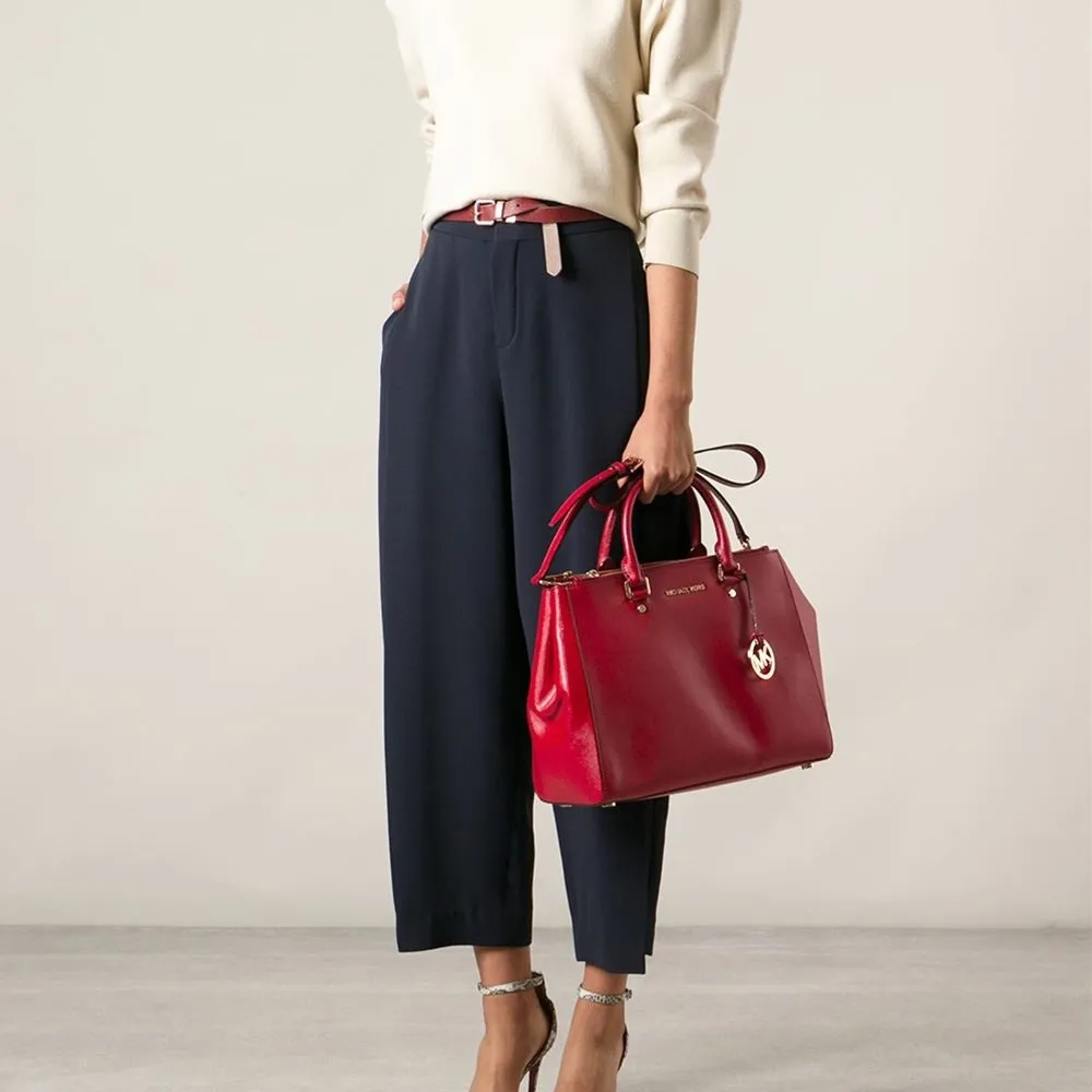 Michael Kors Bolso Sutton Rojo
