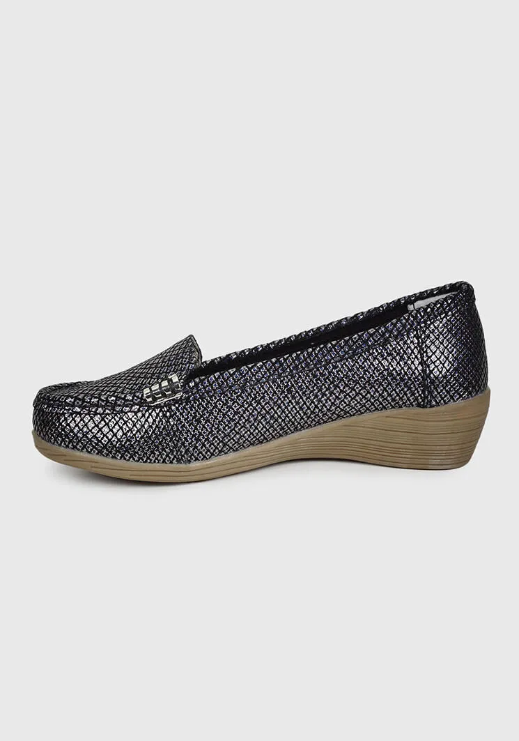 Mocasín Cuero Helen Negro