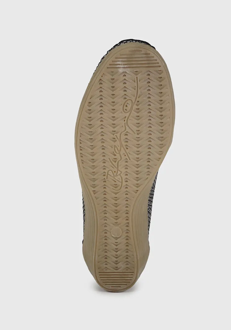 Mocasín Cuero Helen Negro