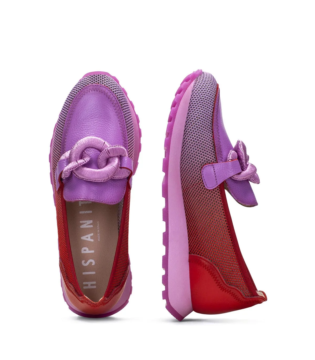 MOCASIN MAXIHEBILLA PARA MUJER HISPANITAS LOIRA BHV243270 FUXIA