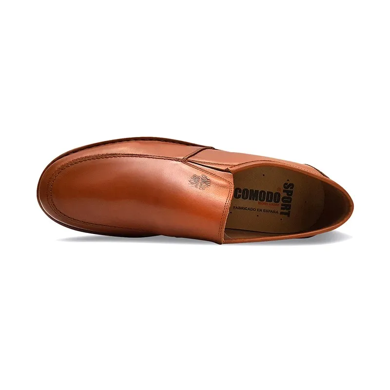 Mocasines Hombre Piel 6076 Cuero, de Comodo Sport