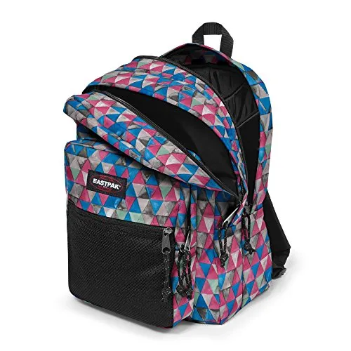 MOCHILA EASTPAK Triple Pinnacle 38 litros EK06026M Aqua Geo May Triángulos colores