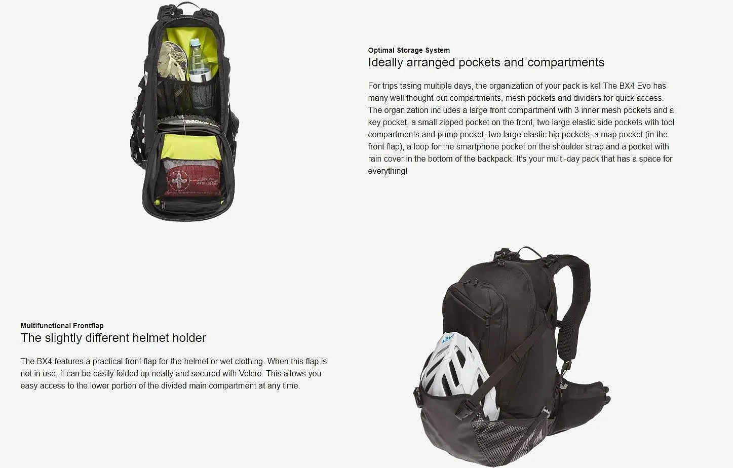 MOCHILA ERGON BX4 EVO  STEALTH