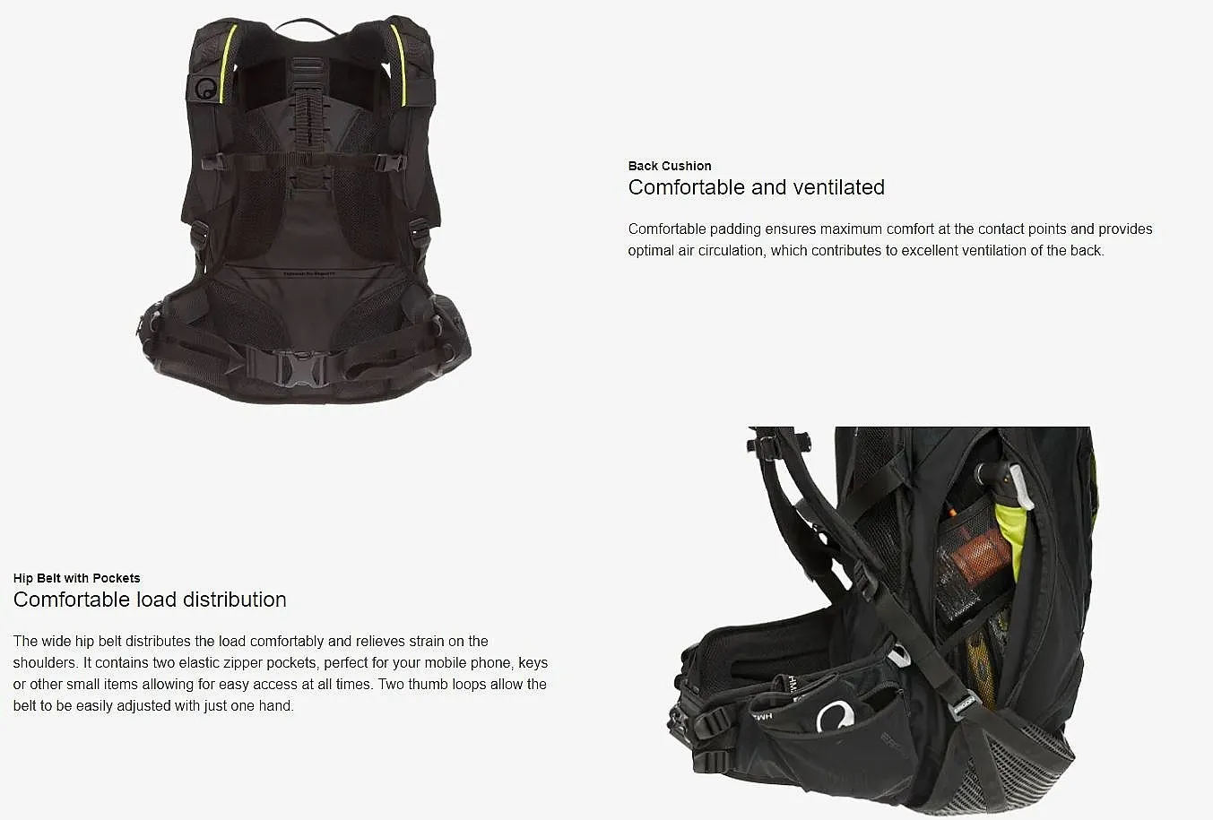 MOCHILA ERGON BX4 EVO  STEALTH