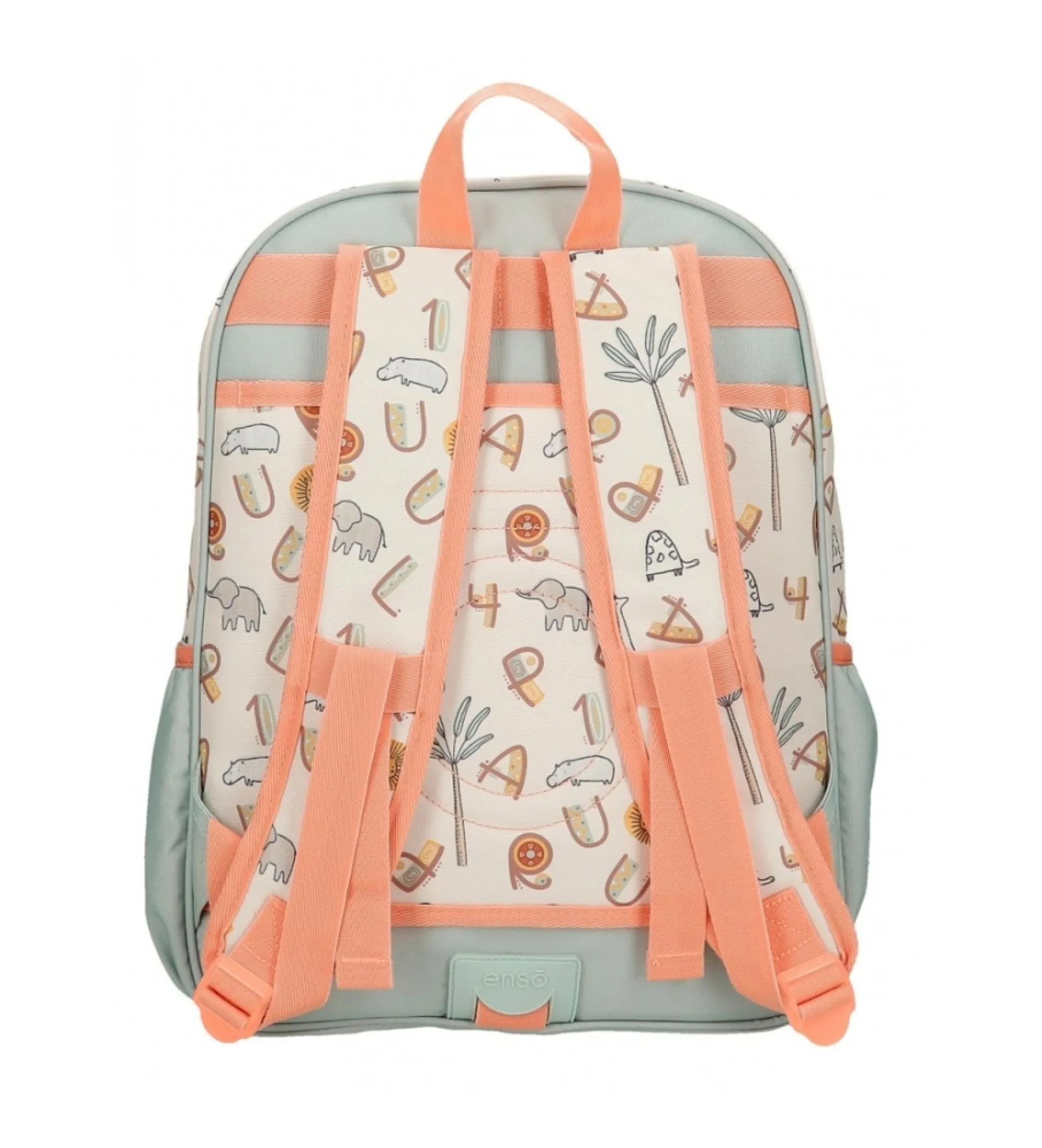 Mochila escolar Enso Play all day adaptable a carro multicolor