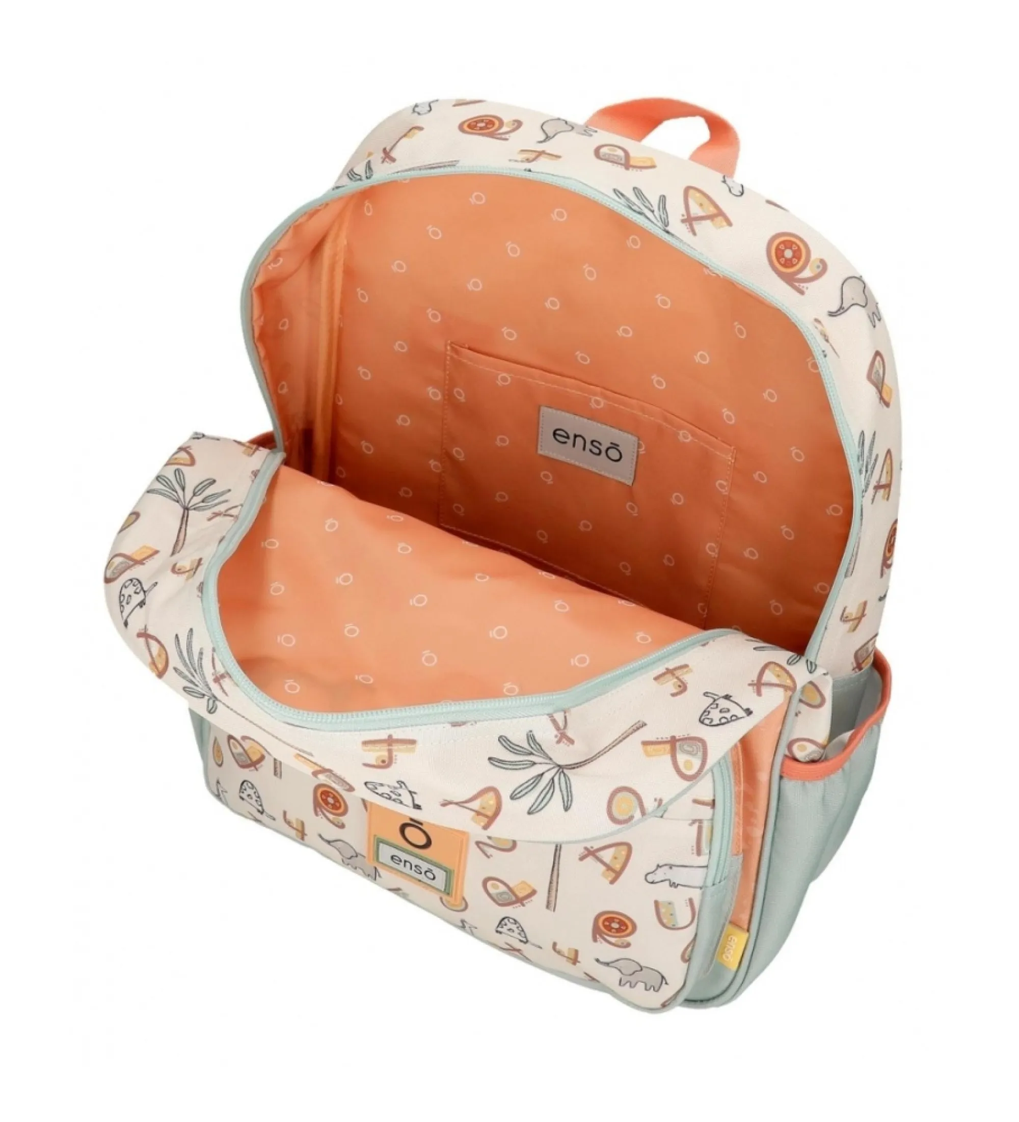Mochila escolar Enso Play all day adaptable a carro multicolor