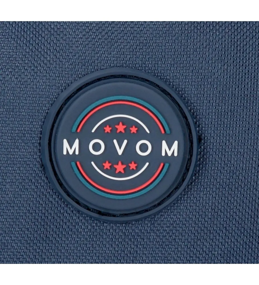 Mochila Movom Free time con carro 38 cm marino