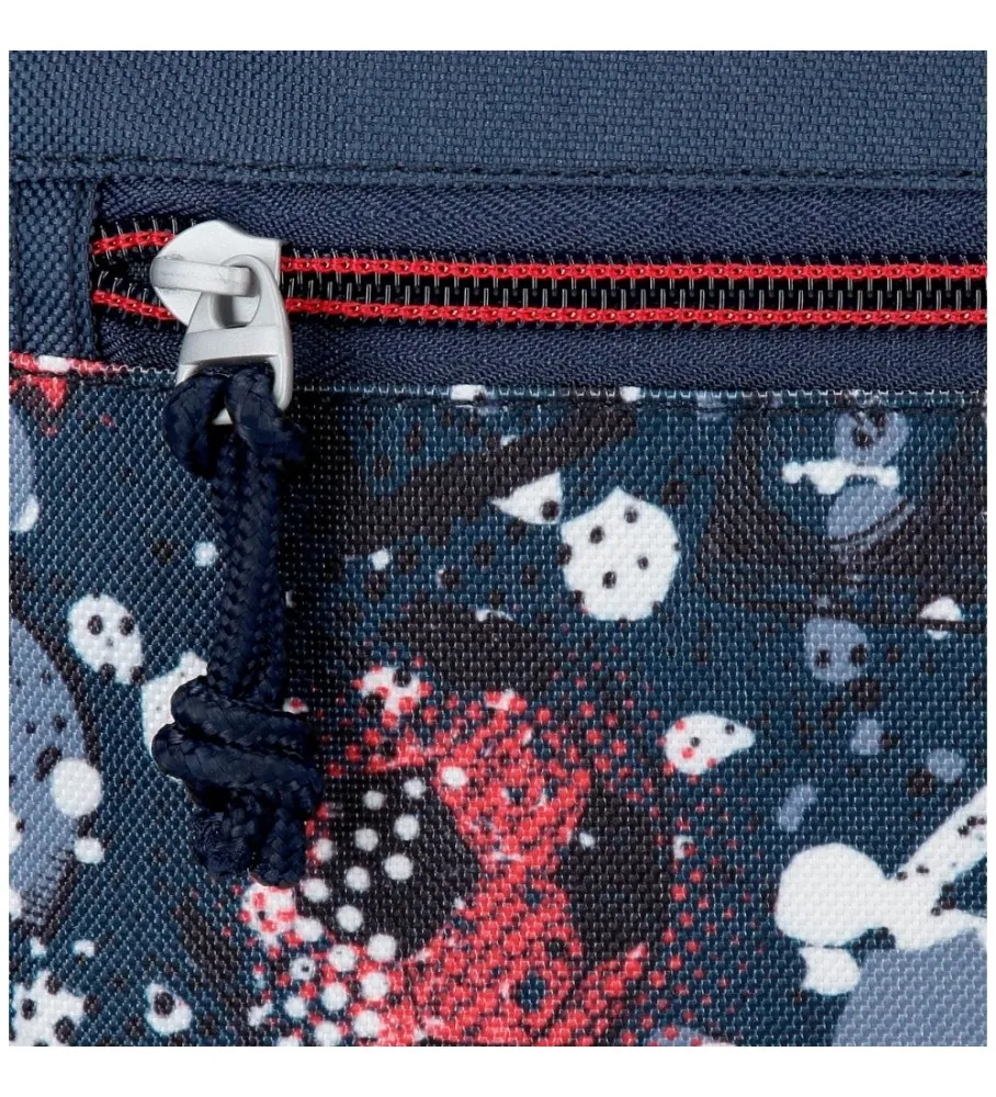 Mochila Movom Free time con carro 38 cm marino