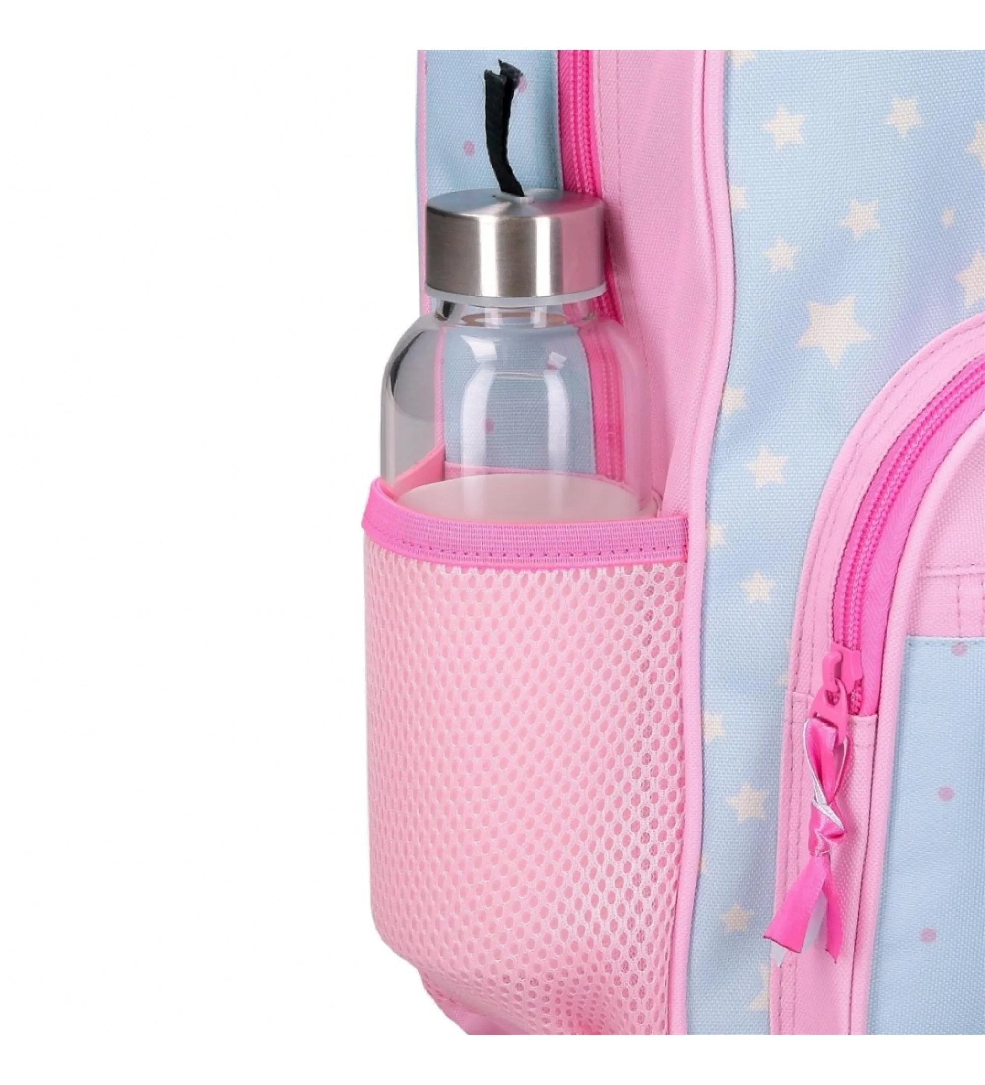 Mochila Roll Road I am a unicorn 33 cm con carro azul