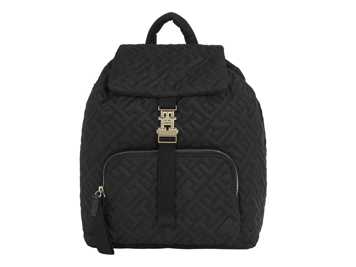 Mochila Tommy Hilfiger Monograma Color Negro