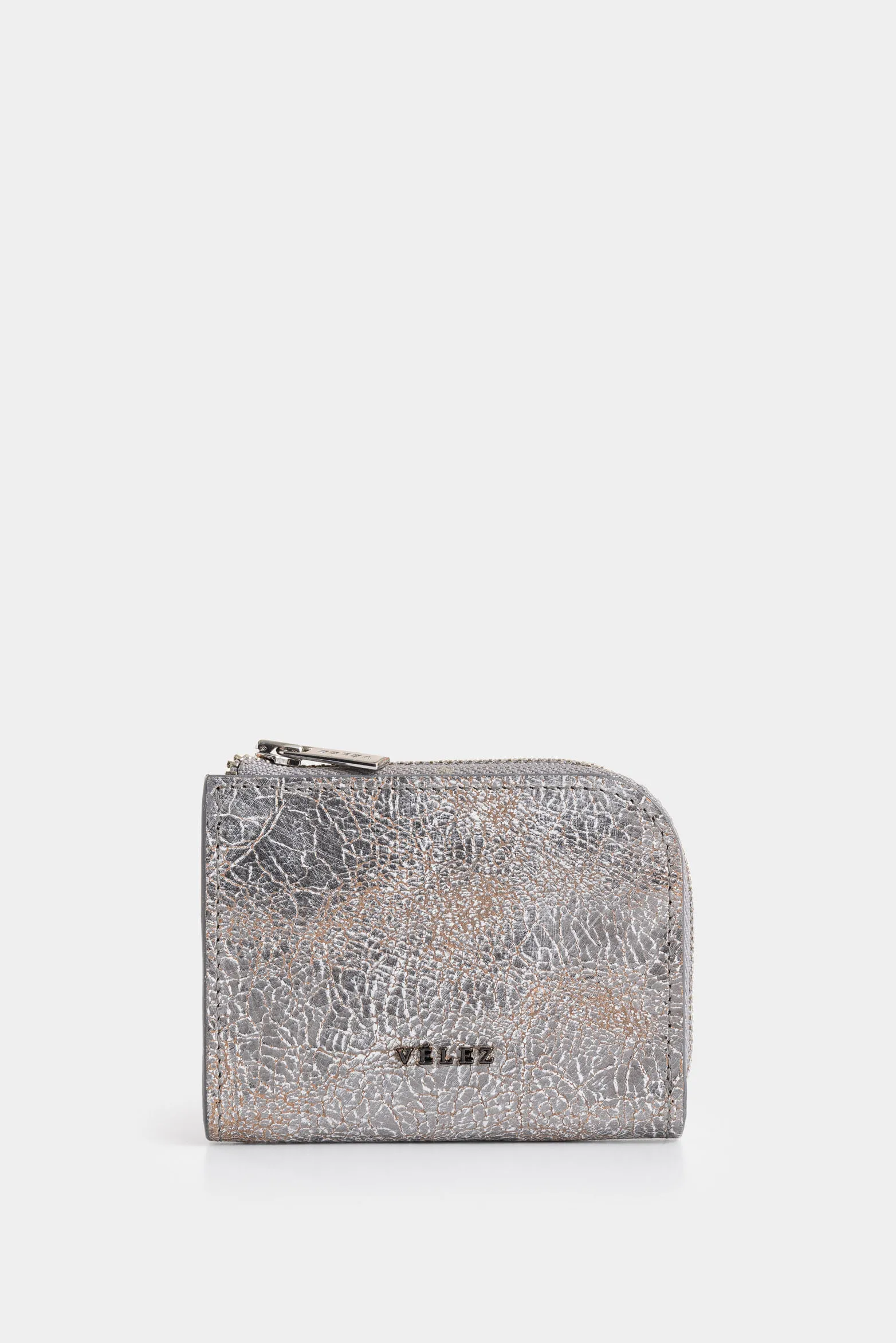 Monedero Holy de cuero folia para mujer efecto vintage