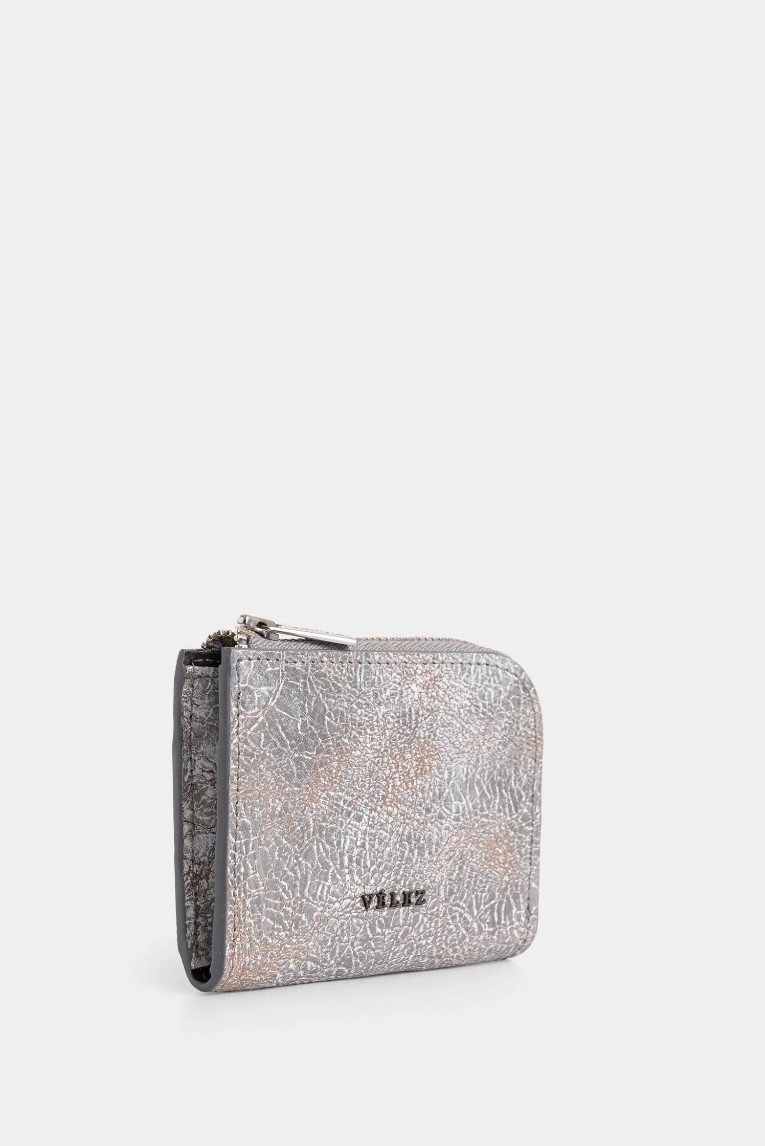 Monedero Holy de cuero folia para mujer efecto vintage