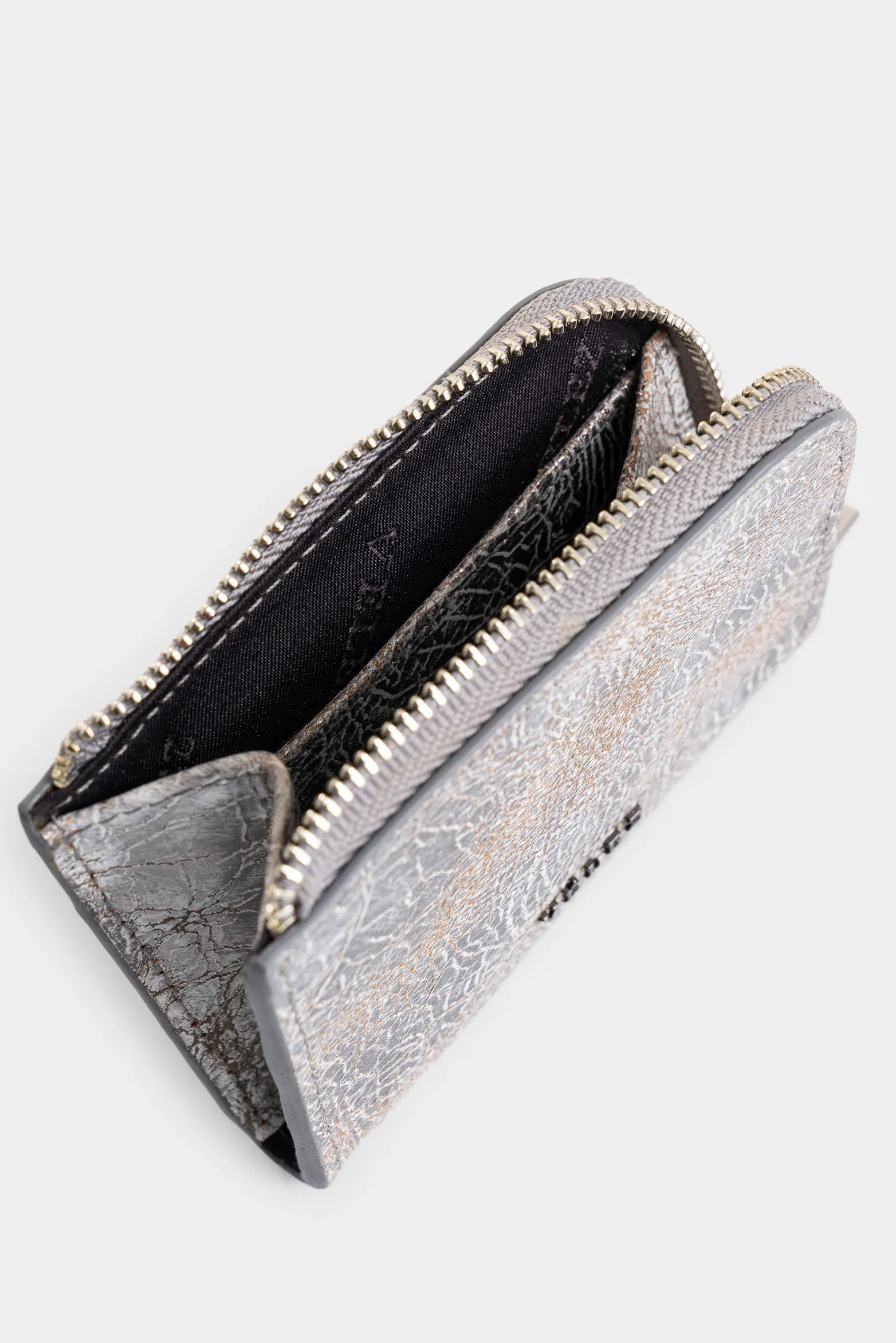 Monedero Holy de cuero folia para mujer efecto vintage
