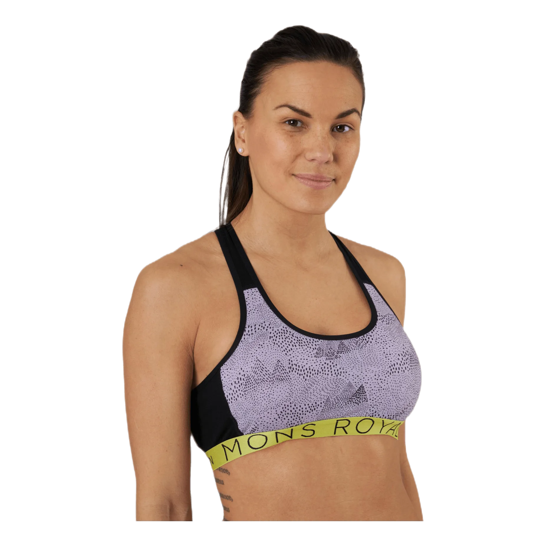 Mons Royale Sierra Sports Bra Purple/Grey