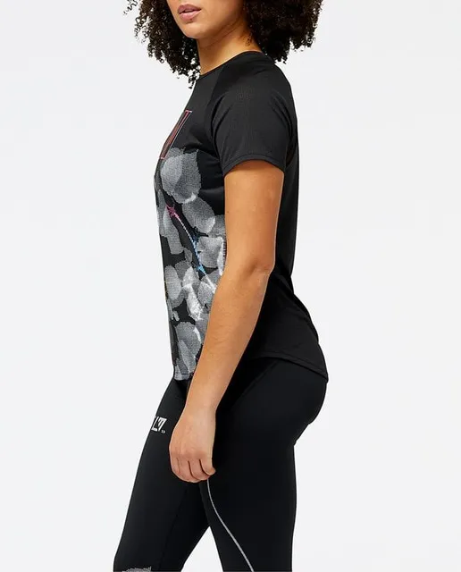 New Balance Camiseta de mujer Impact Maratón Londres 2023 New Balance