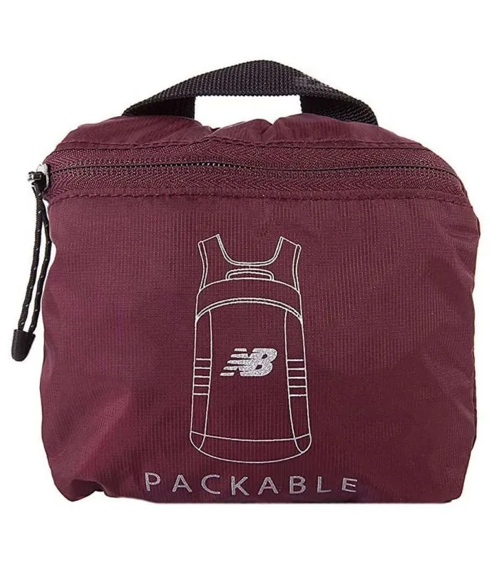 New Balance Packable Backpack Granate