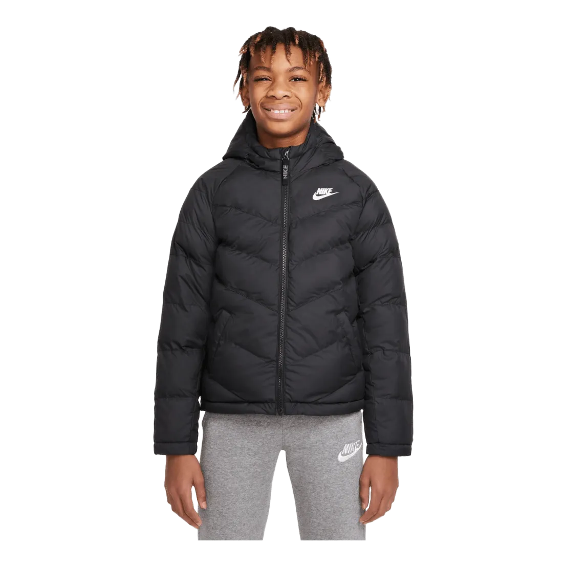 Nike Junior NSW Stadium Jacket Black