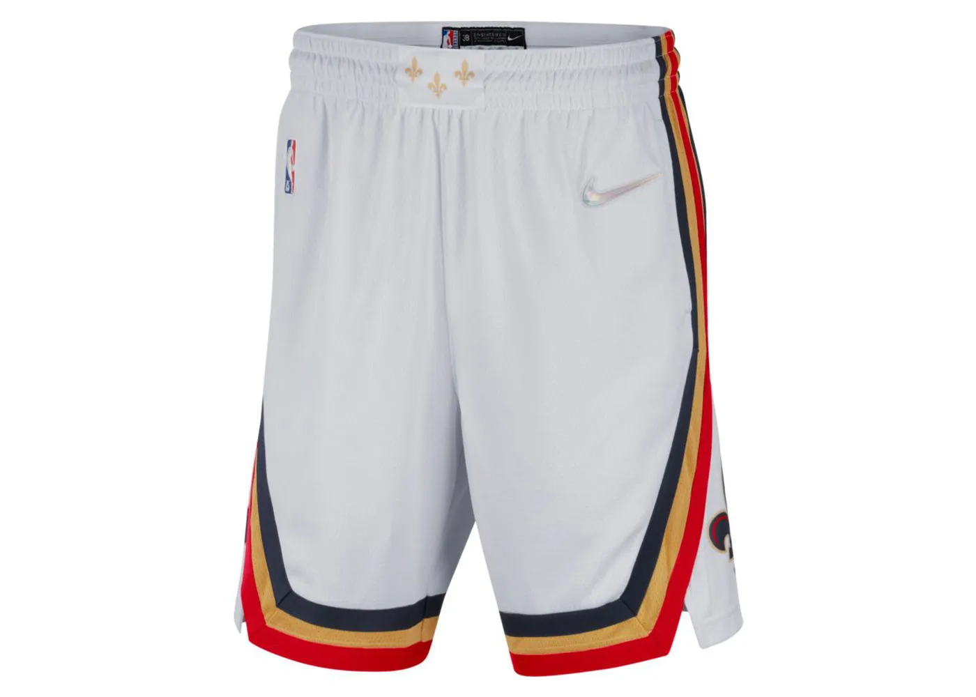 Nike New Orleans City Edition Pelicans Shorts White