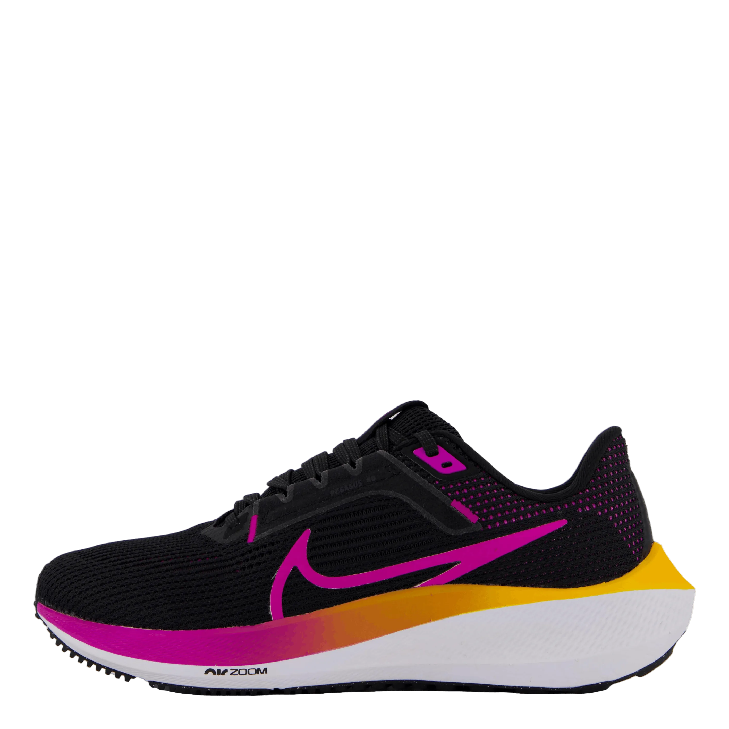 NIKE NIKE PEGASUS 40 WOMEN'S ROAD R BLACK/HYPER VIOLETLASER ORANG