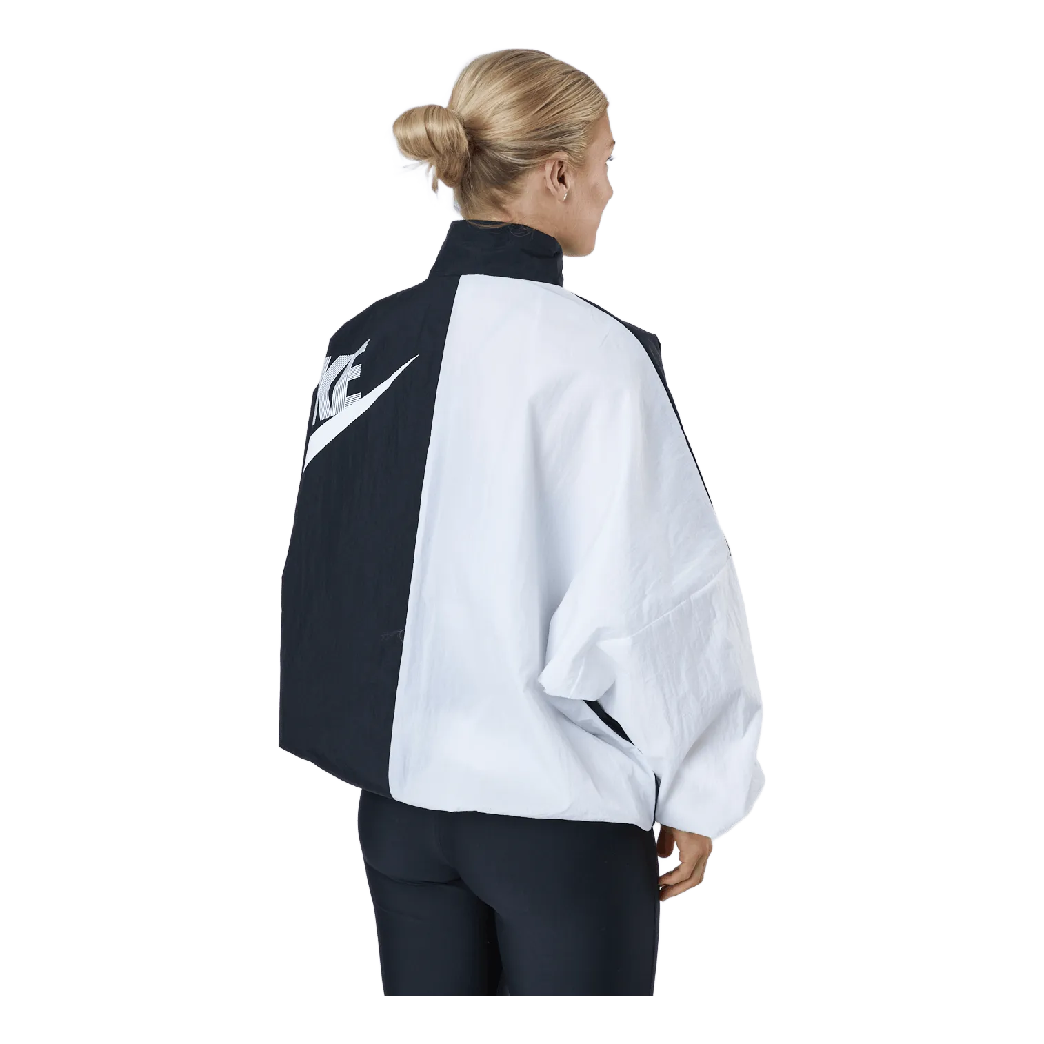 Nike W Nsw Wvn Jkt Dnc Black/white