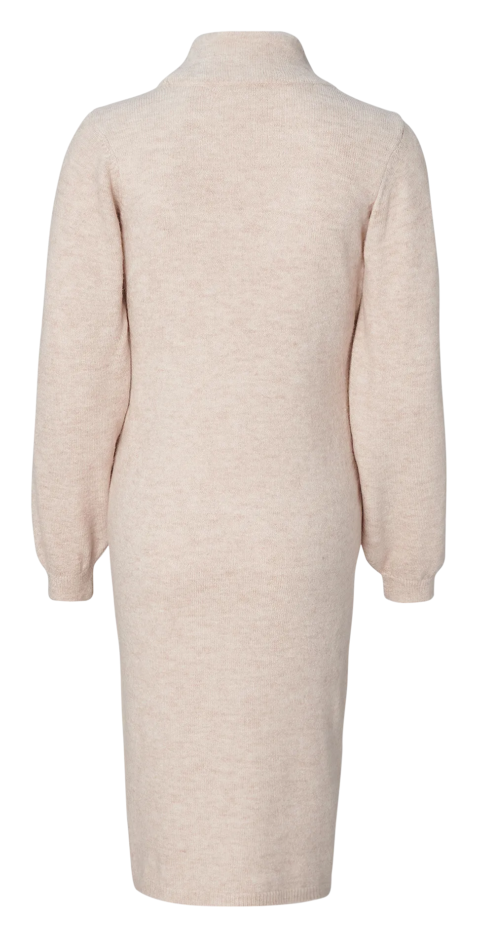 NOPPIES MICO  VESTIDO MIDI CON CUELLO VUELTO DE PREMAMá EN BEIGE