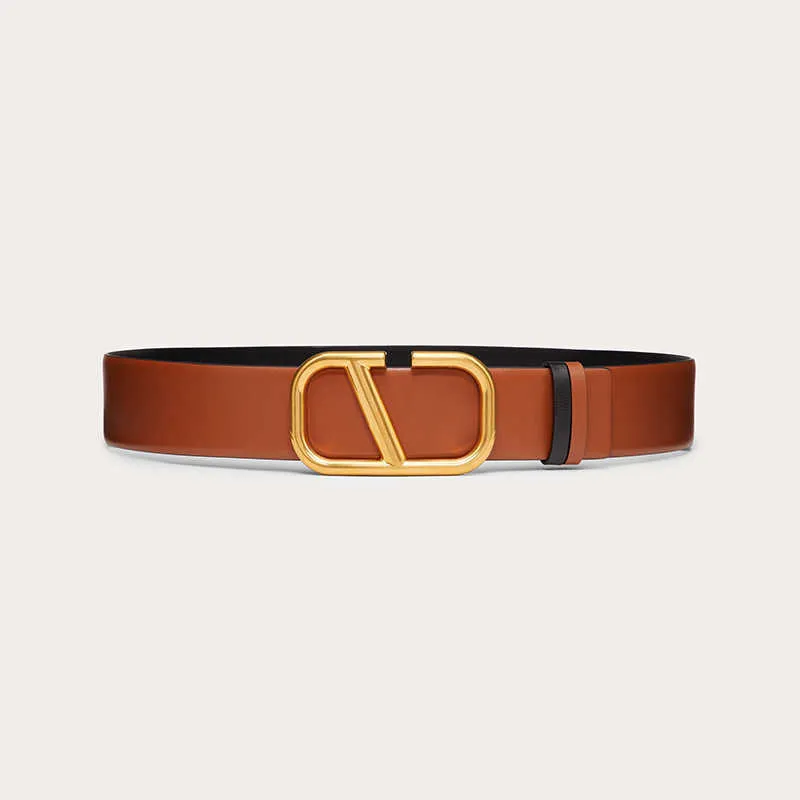 Nuevo cinturón de diseñador de lujo, cinturones de cuero con hebilla lisa para mujer, ancho de 4CM, 3,5 CM, 3CM, 2,5 CM, ropa Fo