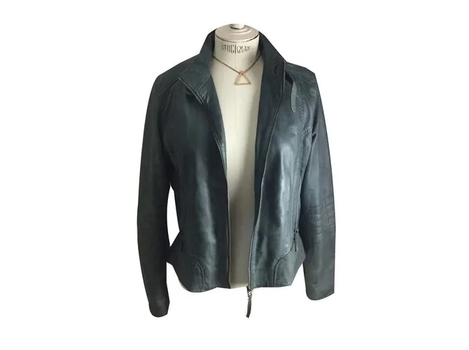Oakwood Chaqueta de motorista Gris 