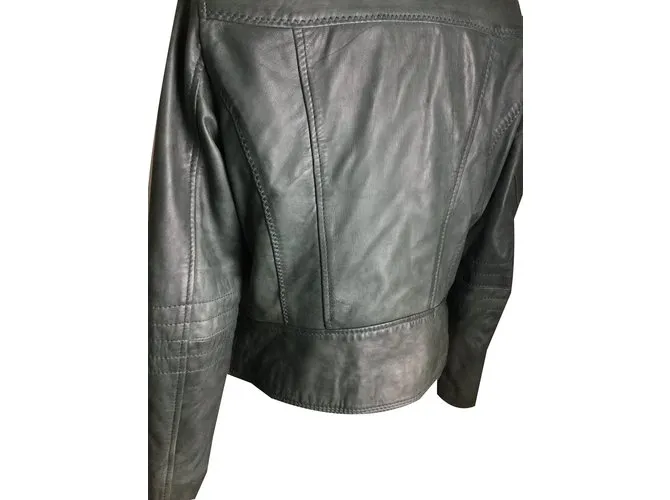 Oakwood Chaqueta de motorista Gris 