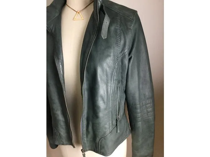 Oakwood Chaqueta de motorista Gris 