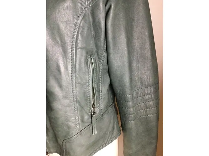 Oakwood Chaqueta de motorista Gris 