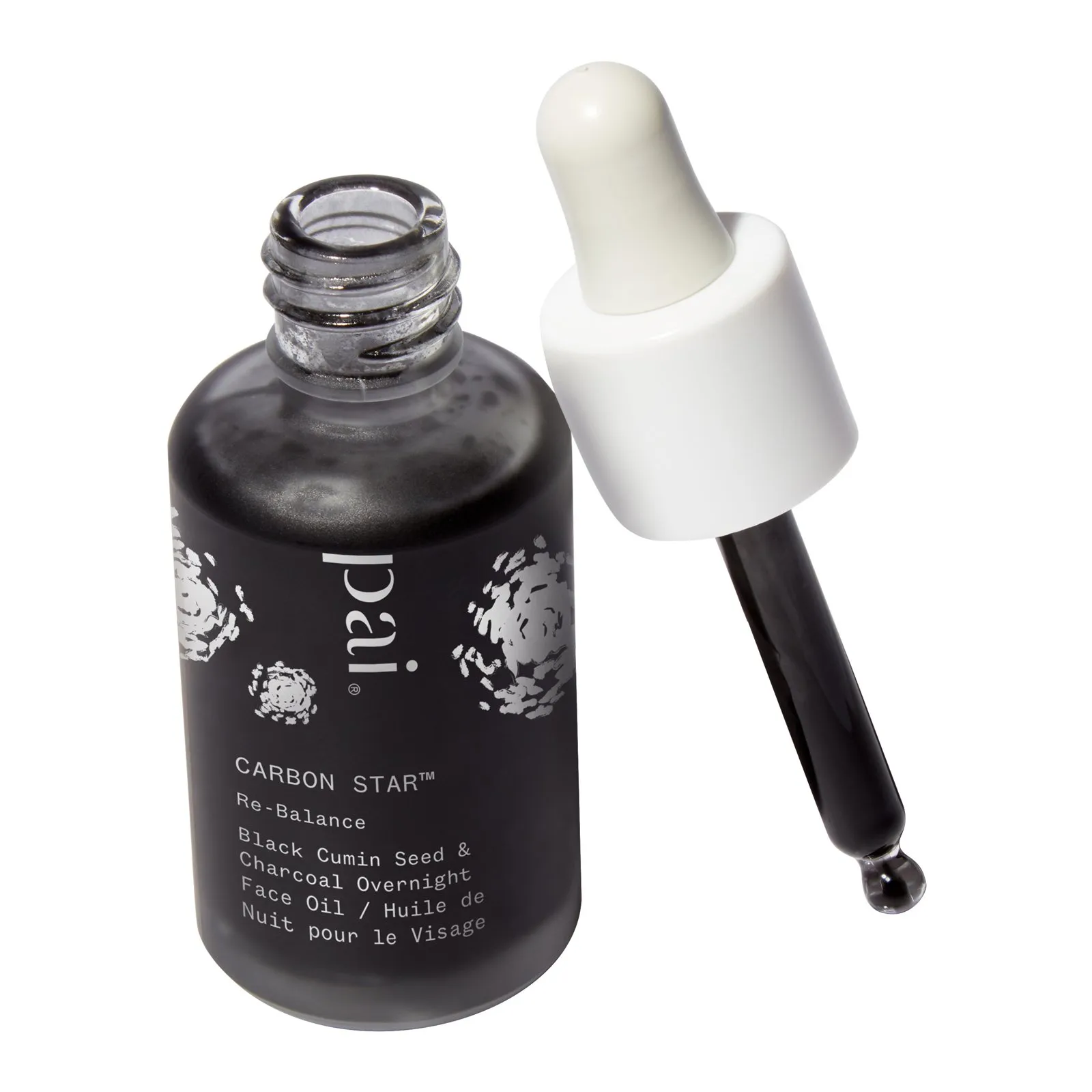 PAI SKINCARE Aceite de noche desintoxicante Carbon Star para el rostro