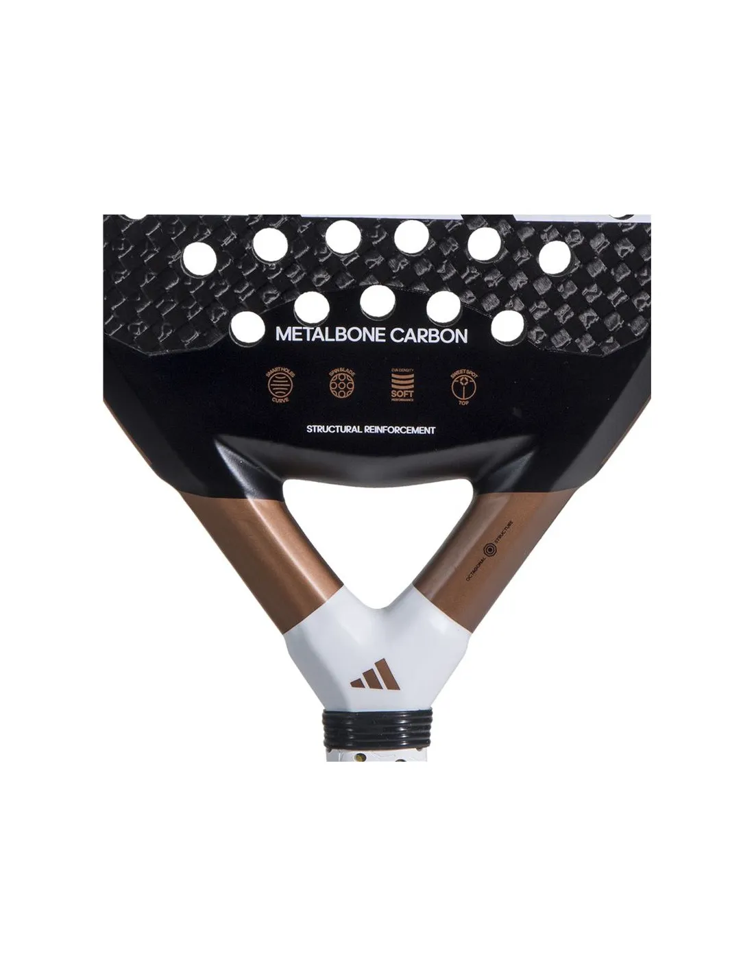 Pala de Padel adidas Metalbone Carbon Negro