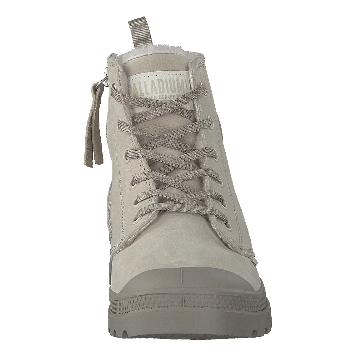 Palladium Pampa Hi Wool Zip Feather Grey